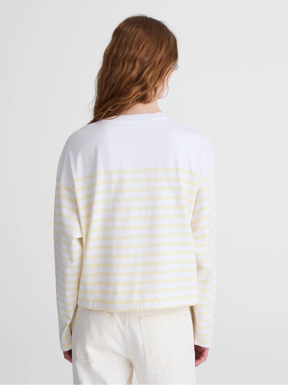 Madewell The Perfect Tie-Waist Tee in Allday Jersey S - Picture 5 of 9